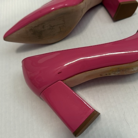 NWOB!! Marc Fisher - Zala Block Heel Pump - Dark Pink Patent - Size 5.5 - Picture 8 of 8